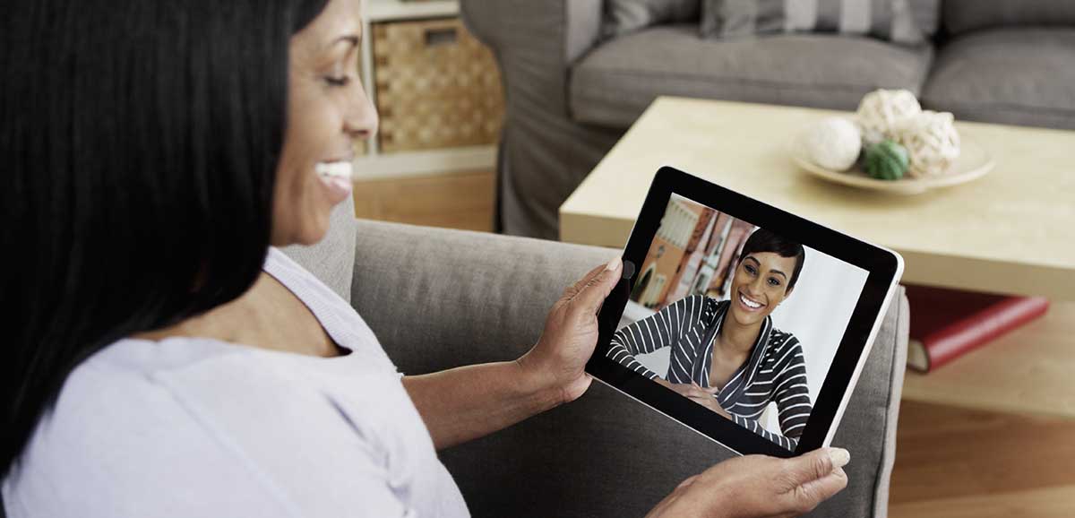 Woman in Telehealth Appointment