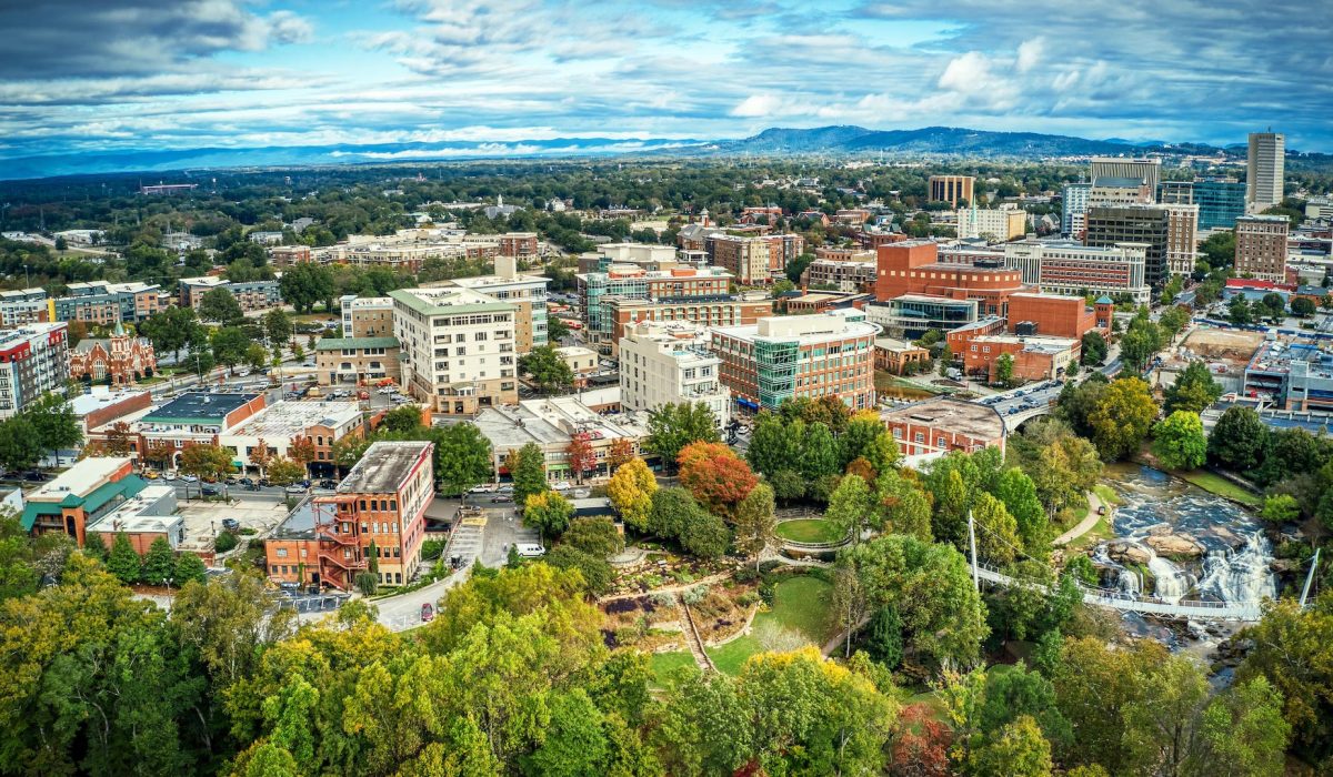 Skyline of Greenville, SC
